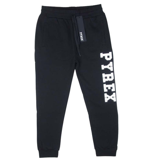 パイレックス 20IPB34207 裏起毛 ロゴ スウェット パンツ コットン ブラック系 L【極上美品】【中古】