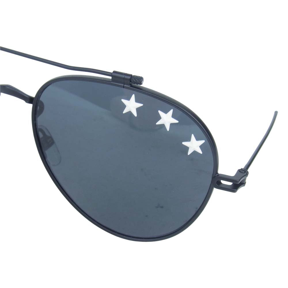 GIVENCHY ジバンシィ 7057 STARS 807/IR ティアドロップ サングラス 眼鏡 アイウェア ブラック系【新古品】【未使用】【中古】