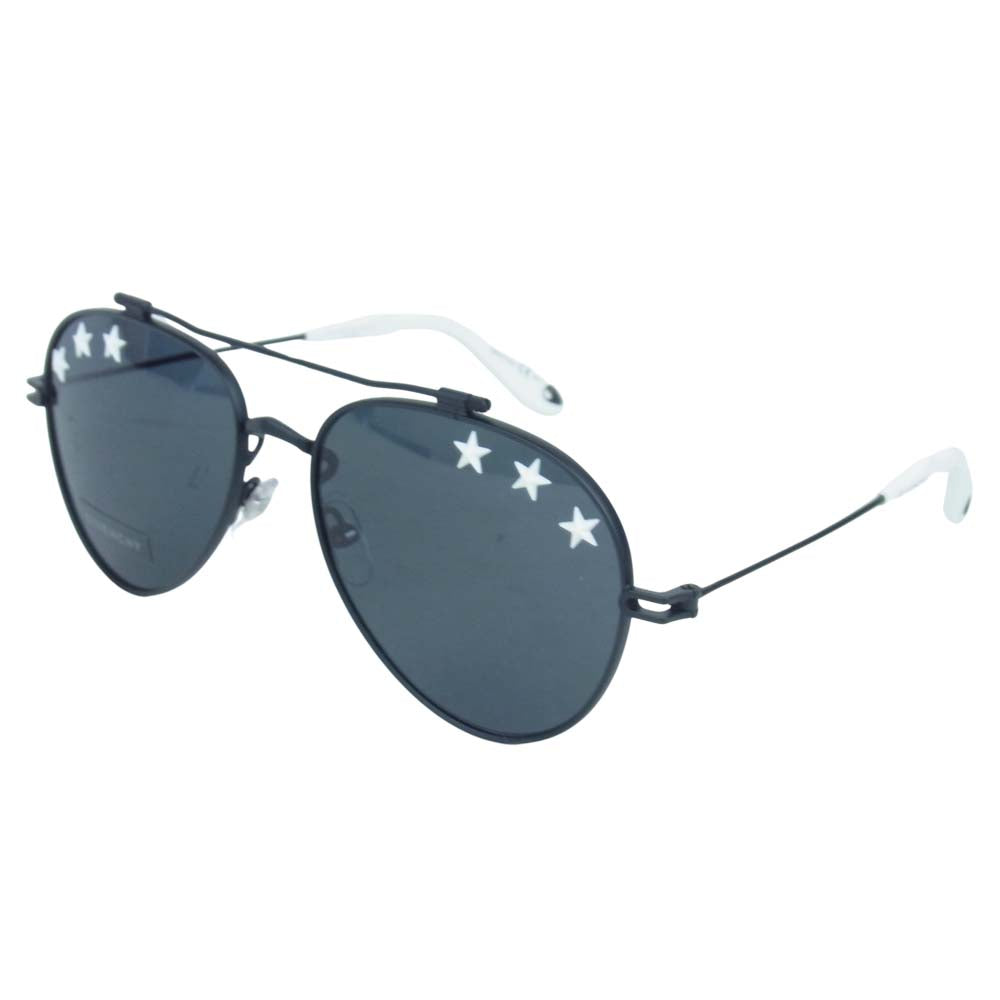 GIVENCHY ジバンシィ 7057 STARS 807/IR ティアドロップ サングラス 眼鏡 アイウェア ブラック系【新古品】【未使用】【中古】
