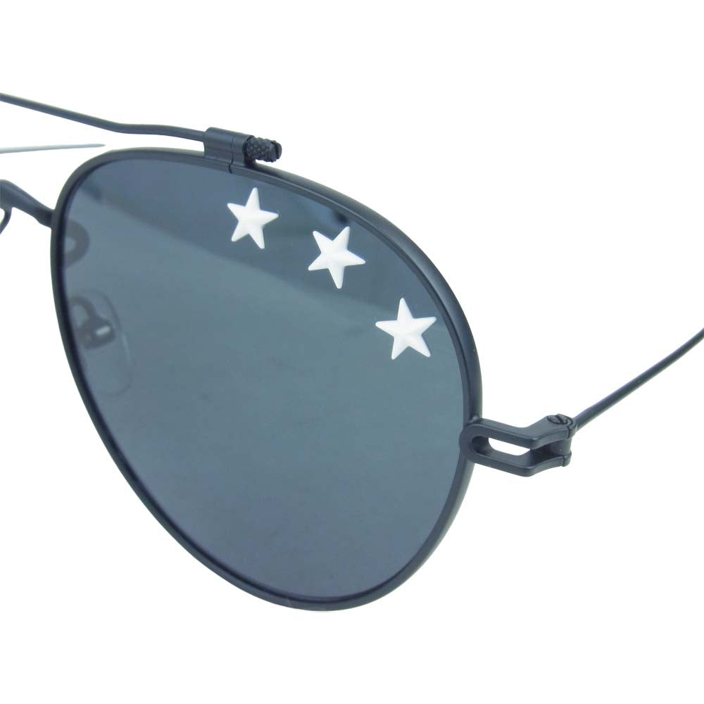 GIVENCHY ジバンシィ 7057 STARS 807/IR ティアドロップ サングラス 眼鏡 アイウェア ブラック系【新古品】【未使用】【中古】