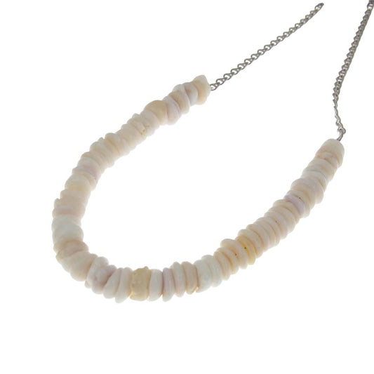 ウル 21SAC01 PUKASHELL NECKLACE 真鍮 貝殻 ネックレス ホワイト系【中古】