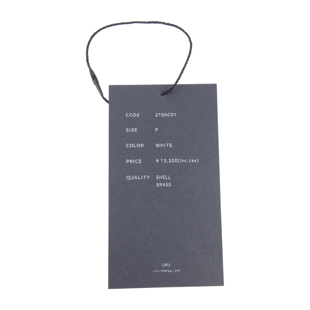 ウル 21SAC01 PUKASHELL NECKLACE 真鍮 貝殻 ネックレス ホワイト系【中古】