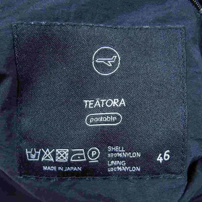 TEATORA テアトラ TT-004-P Wallet Pants Packable ウォレット パンツ パッカブル ブラック系 46【中古】