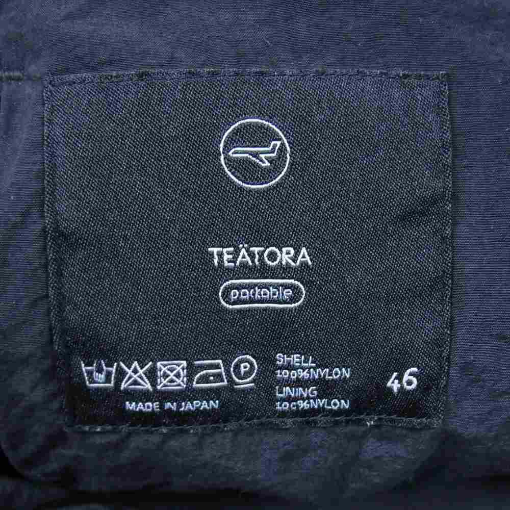 TEATORA テアトラ DEVICE JACKET PACKABLE ディバイス ジャケット パッカブル ブラック系 46【中古】