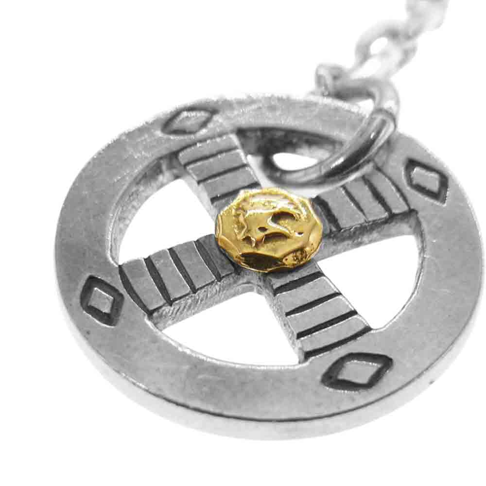 タディアンドキング イーグルフック K18 ウルフメタル 付き ホイール チェーン シルバー系【中古】