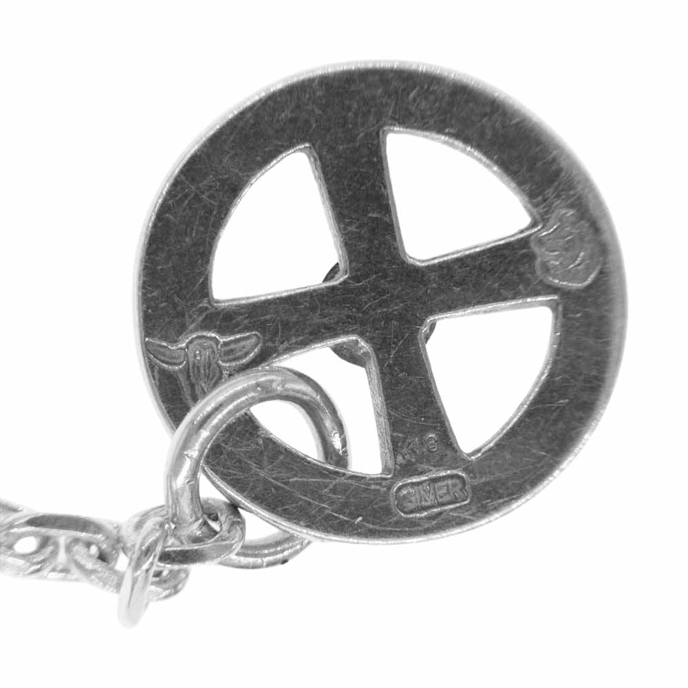 タディアンドキング イーグルフック K18 ウルフメタル 付き ホイール チェーン シルバー系【中古】