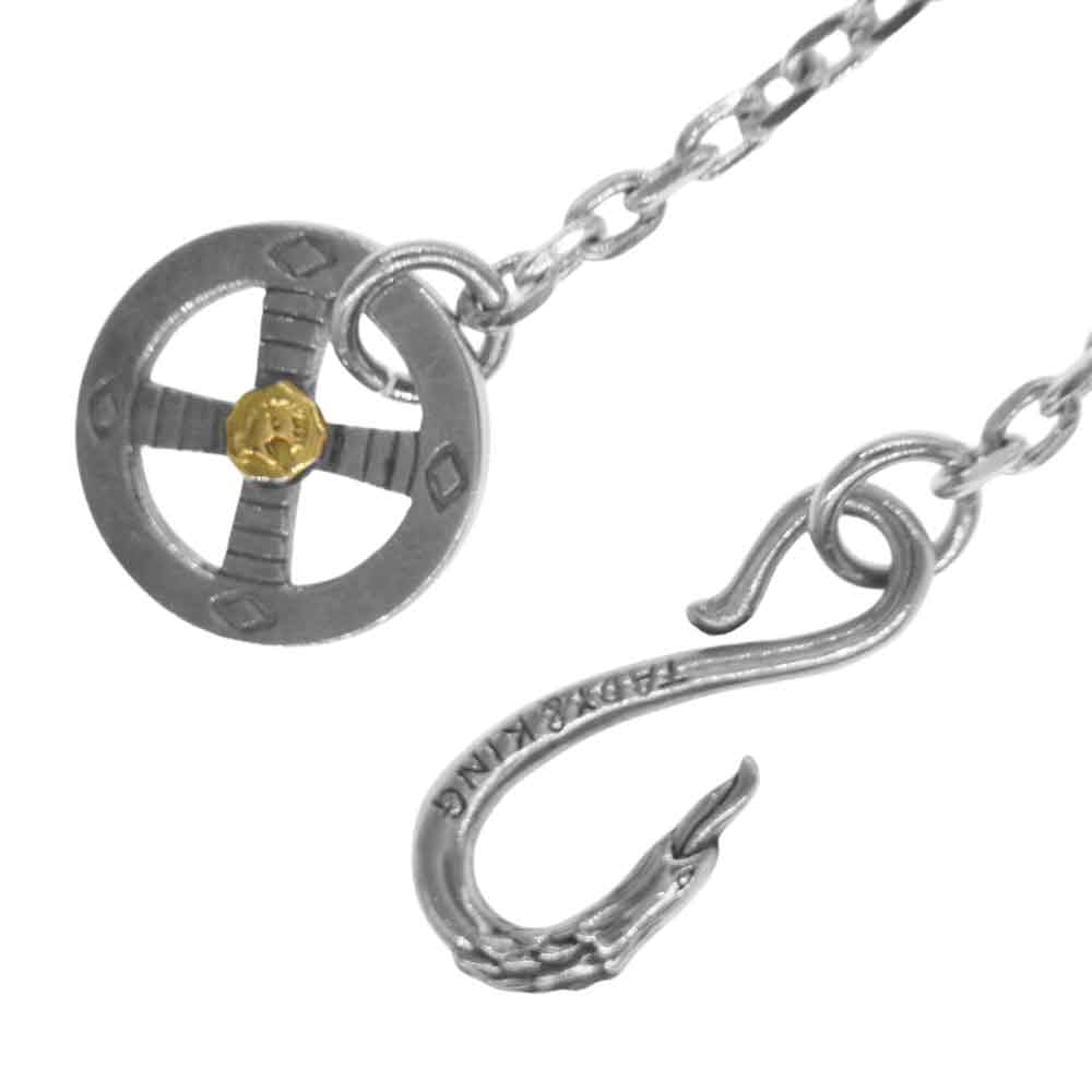 タディアンドキング イーグルフック K18 ウルフメタル 付き ホイール チェーン シルバー系【中古】