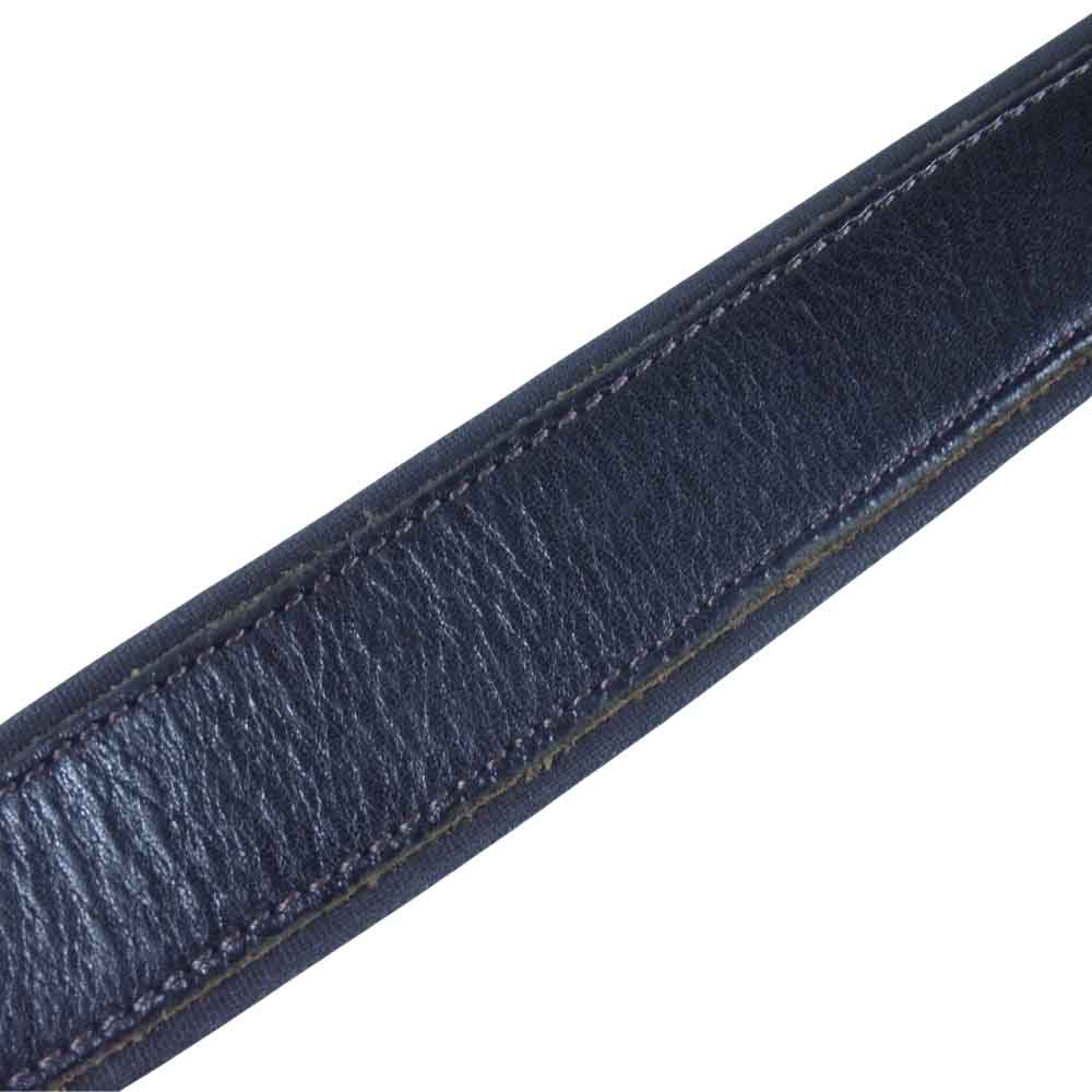BACKBONE バックボーン レザー リング ベルト ブラック系【中古】