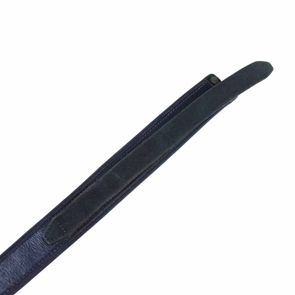 BACKBONE バックボーン レザー リング ベルト ブラック系【中古】