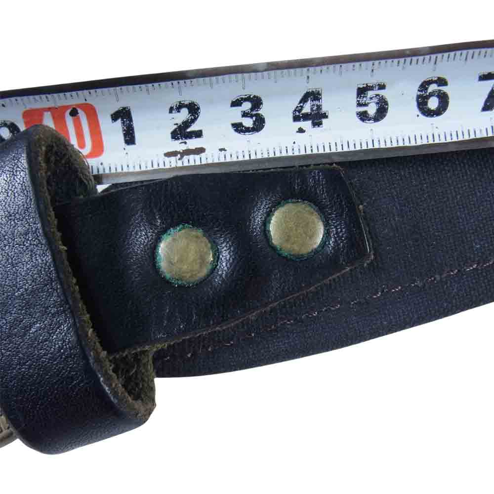 バックボーン backbone レザーバックルベルト 希少バックボーン