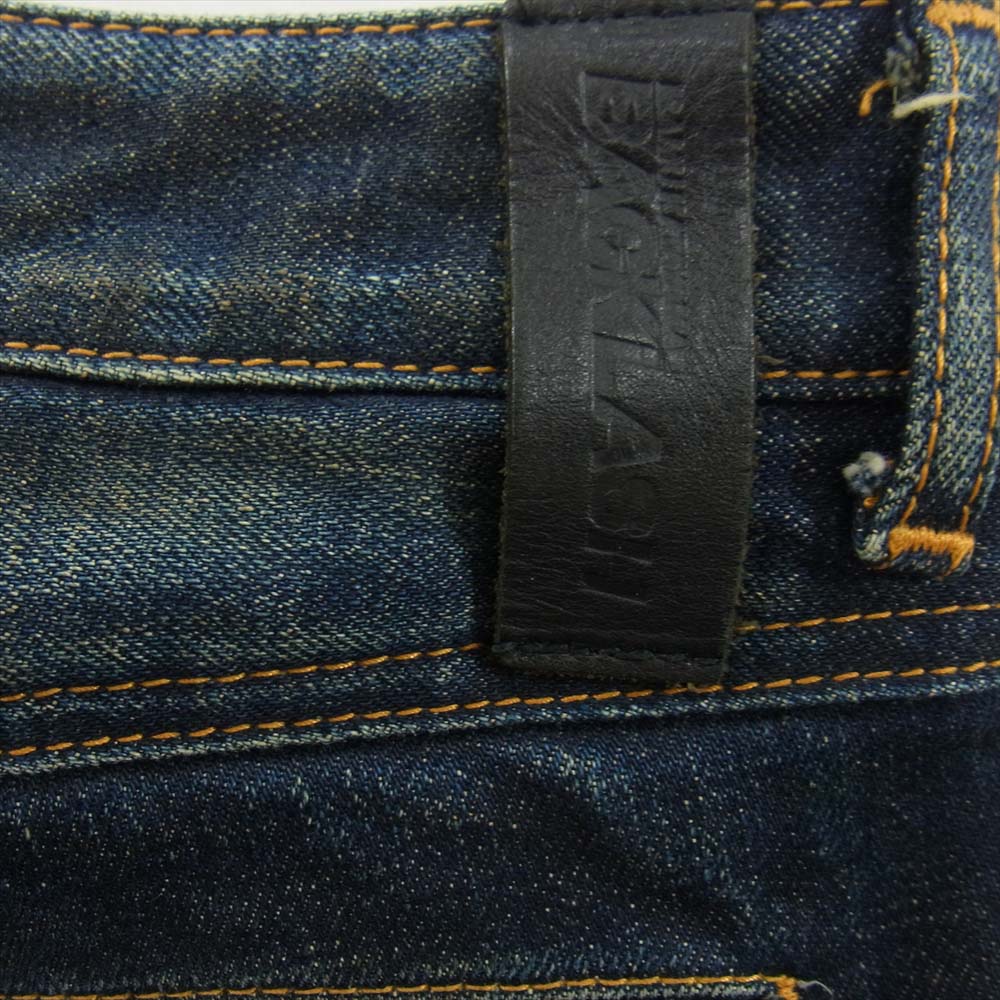 ISAMUKATAYAMA BACKLASH イサムカタヤマバックラッシュ 1483-10 13oz モーターサイクル ストレッチ デニム ハーフ パンツ ブルー系 M【中古】