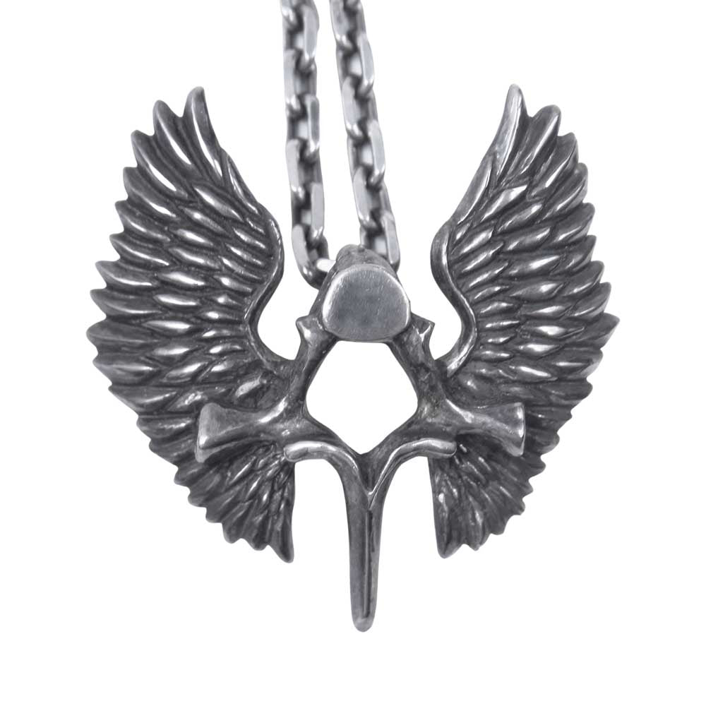 BACKBONE バックボーン ウイング ボーン ネックレス シルバー系【中古】
