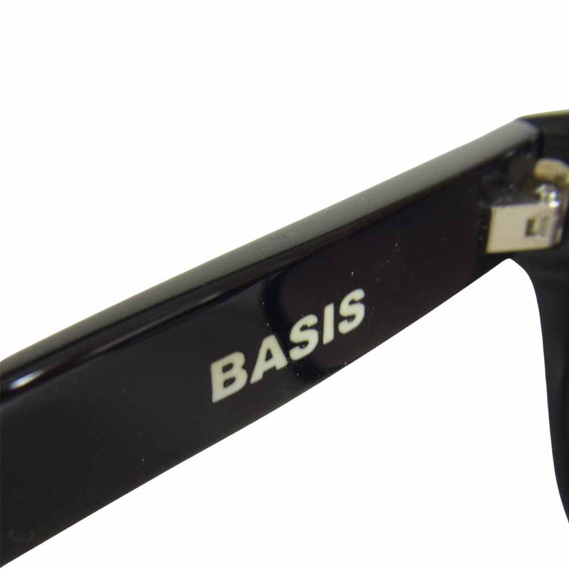 EFFECTOR エフェクター × BACKBONE BASIS バックボーン ベイシス アイウェア 眼鏡 サングラス ブラック系【美品】【中古】