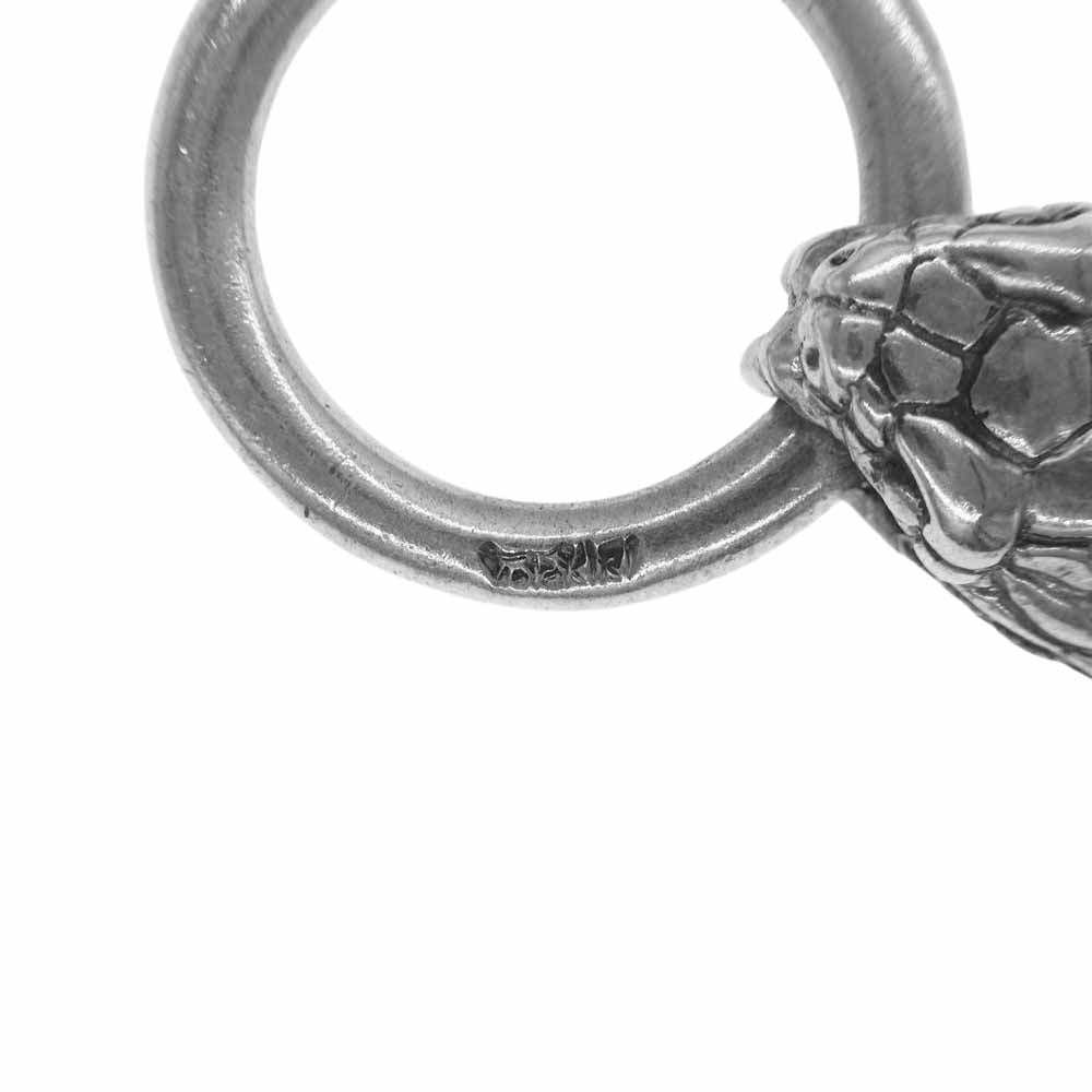 ハラキリ スネーク リング ヘッド ペンダント ネックレス シルバー系【中古】