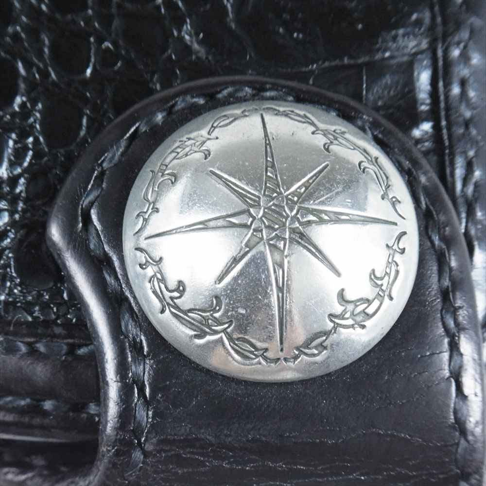 【美品】ビッグハンド BIGHAND クロコダイル　ビルフォード ウォレット 美品】ビッグハンド BIGHAND クロコダイル ビルフォード ウォレット