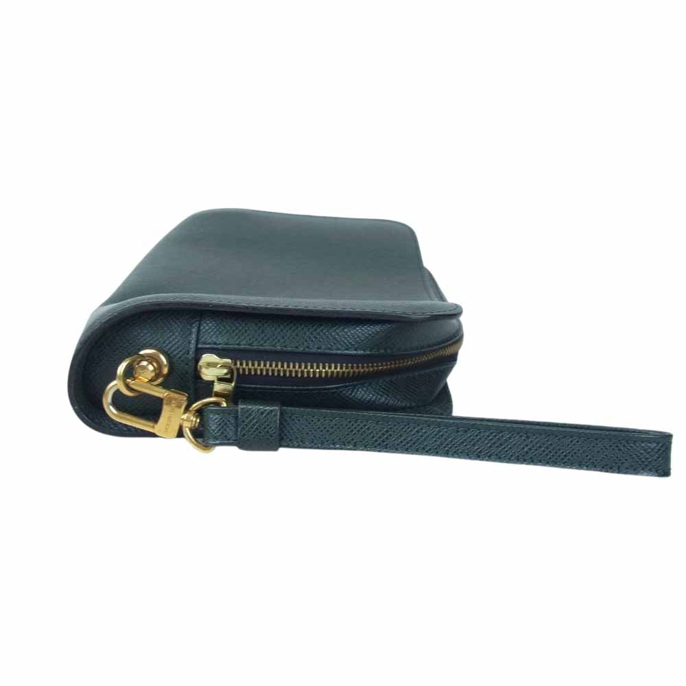 LOUIS VUITTON ルイ・ヴィトン M30182 タイガ バイカル セカンドバッグ グリーン系【中古】