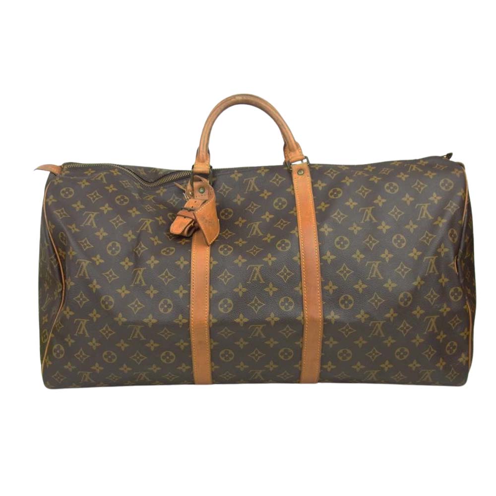 LOUIS VUITTON ルイ・ヴィトン M41422 モノグラム キーポル 60 ボストン ブラウン系【中古】