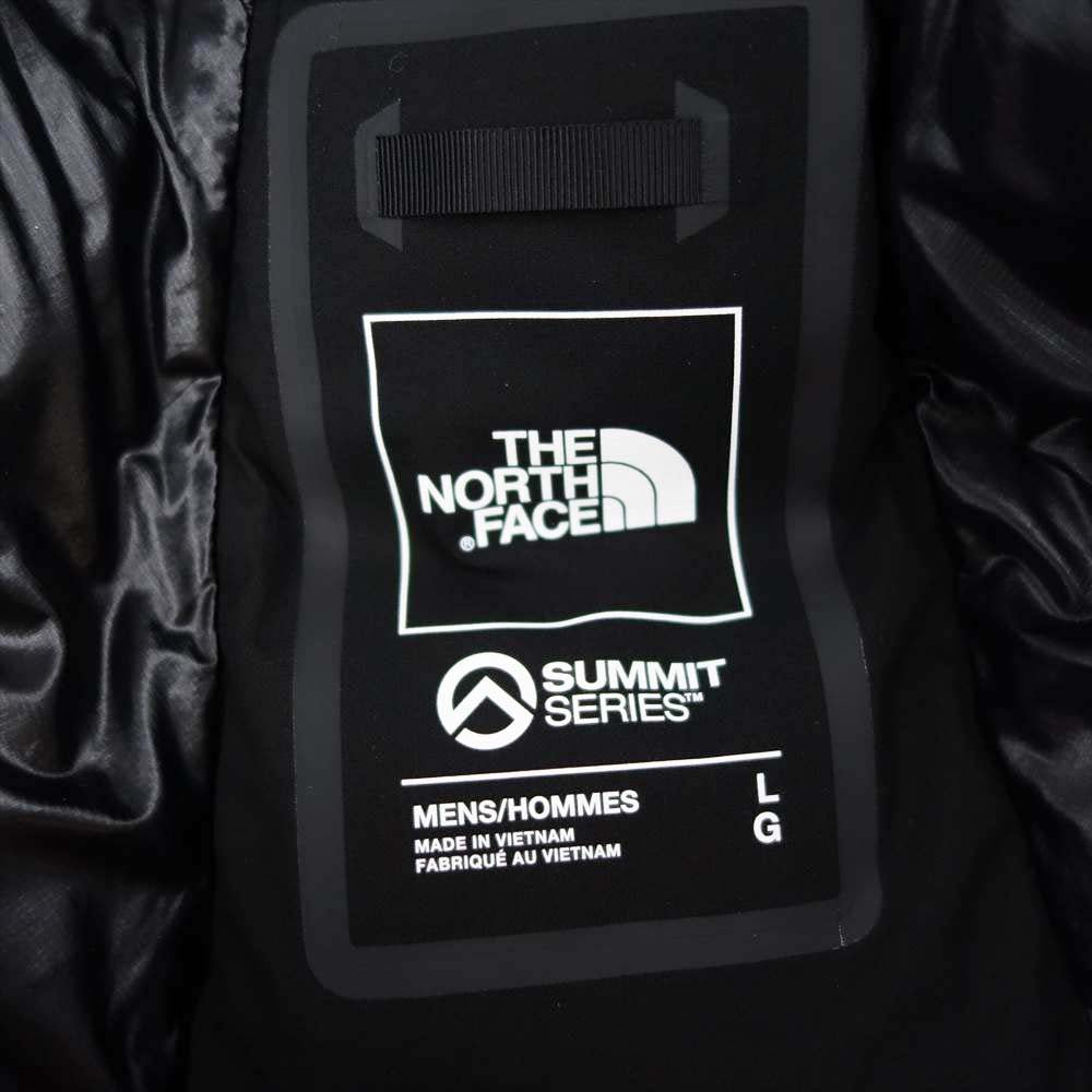 THE NORTH FACE ノースフェイス ND51921 FL L6 Down Belay Parka ダウン ビレイ パーカー ブラック系 L【新古品】【未使用】【中古】