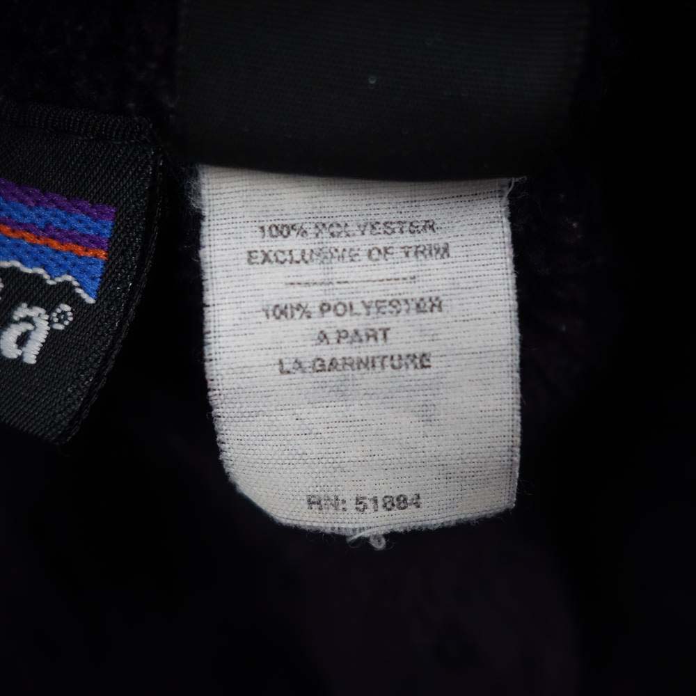 patagonia パタゴニア 01AW 36110 01年 USA製 刺繍ロゴ WOMAN'S R4 Jacket レギュレーター フリース ブラック系 S【中古】