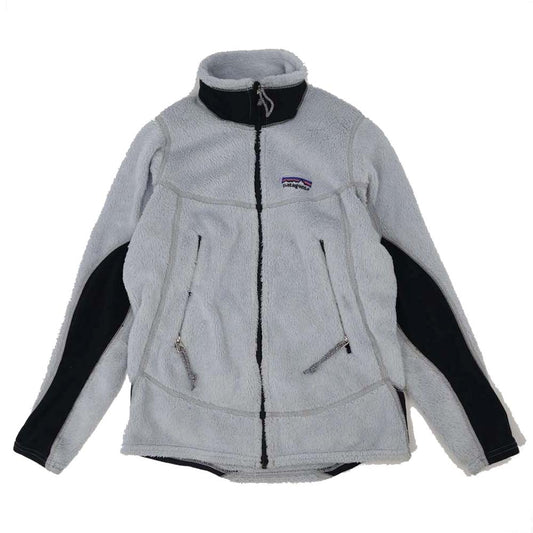 patagonia パタゴニア 02AW 25141 02年 USA製 刺繍ロゴ WOMAN'S 薄灰系 XS【中古】