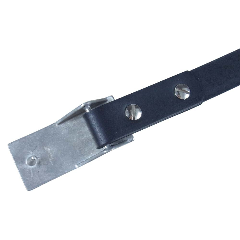 ISAMUKATAYAMA BACKLASH イサムカタヤマバックラッシュ 854-01 オイルステアレザー 20mm スタッズ ベルト ブラック系【中古】