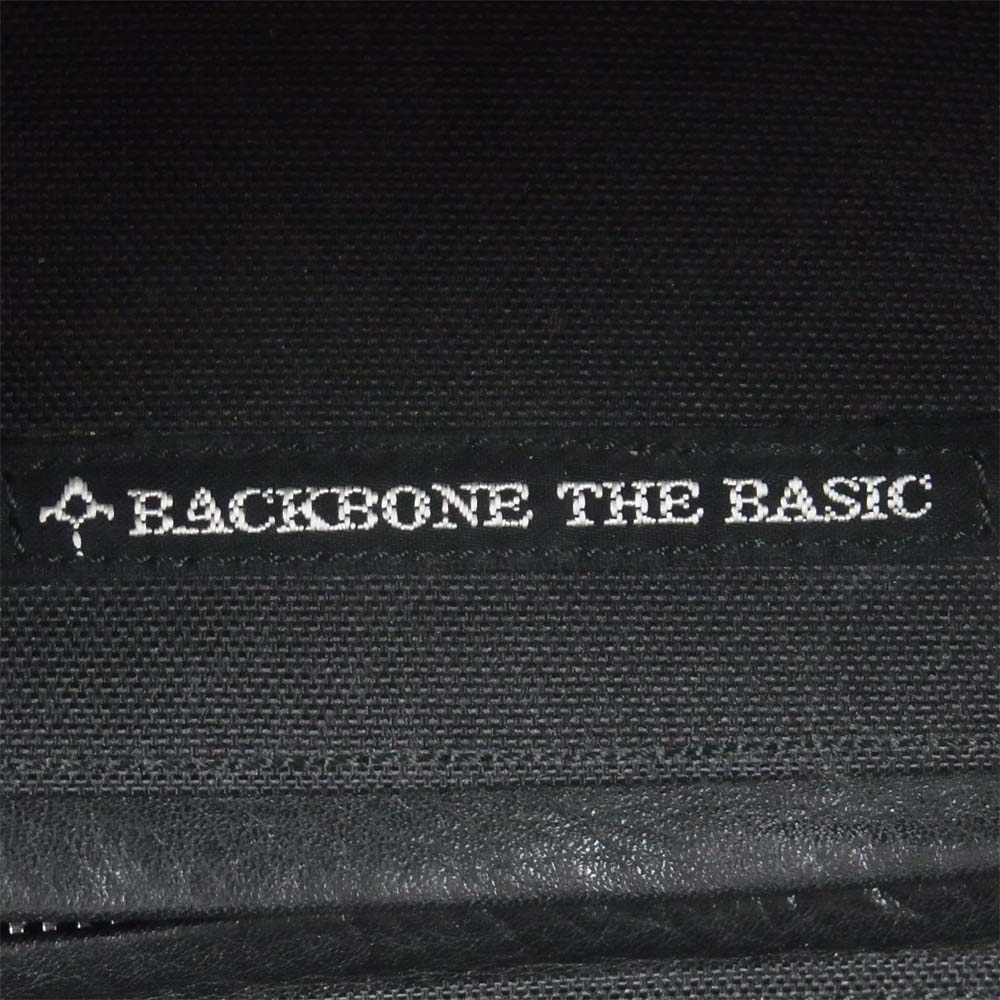 BACKBONE バックボーン BB10FW-G100L オールレザー ウエスト ボディ ショルダー バッグ ブラック系 F【中古】