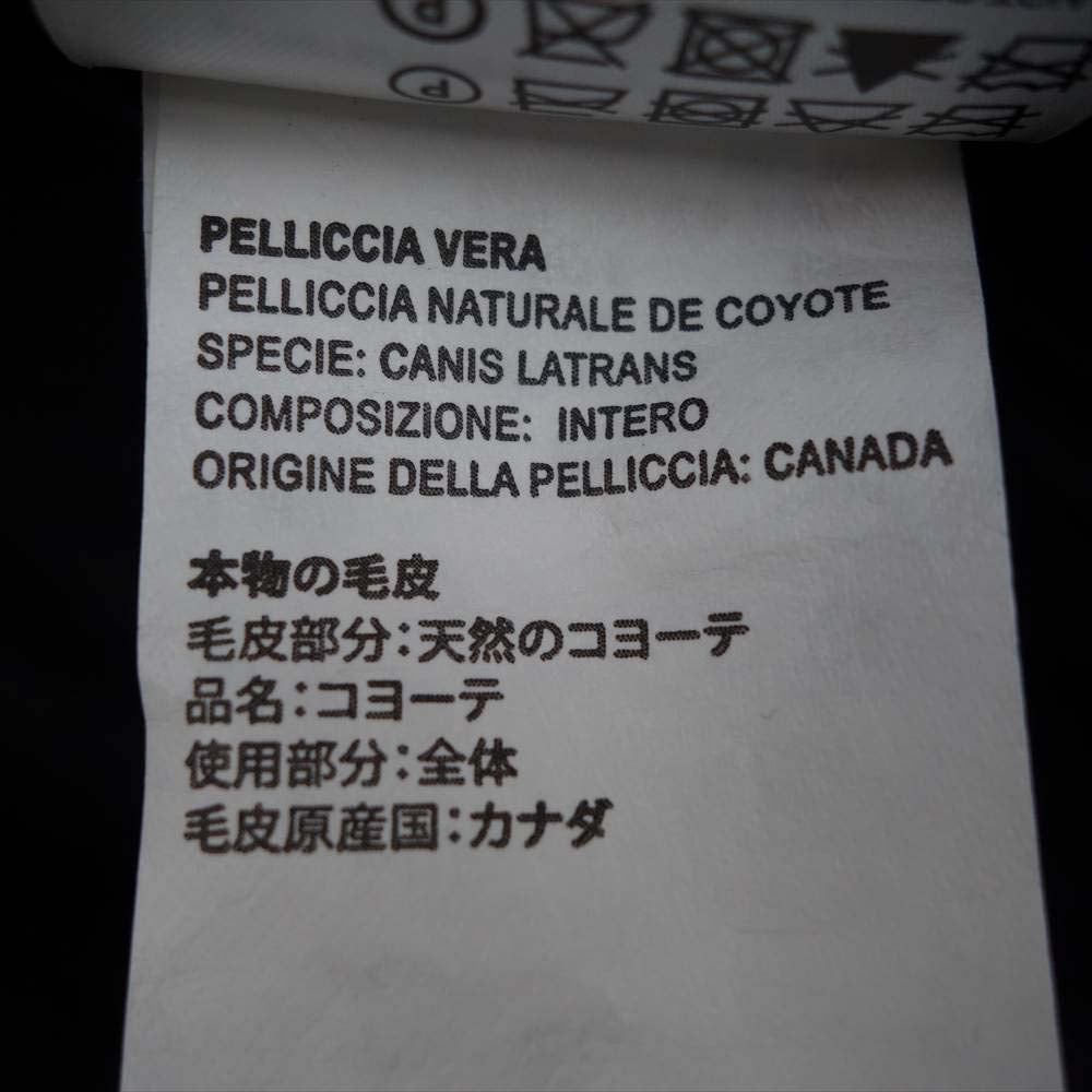 CANADA GOOSE カナダグース 2580LB BLACK LABEL ROSSCLAIR ブラックレーベル ロスクレア ファー付き ダウン コート 2XS【美品】【中古】