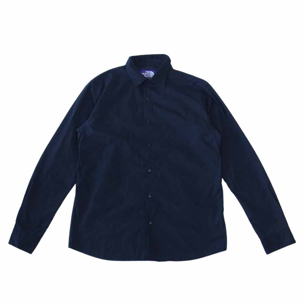THE NORTH FACE ノースフェイス NT3710N PURPLE LABEL タイプライターシャツ ネイビー系 M【中古】