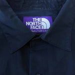 THE NORTH FACE ノースフェイス NT3710N PURPLE LABEL タイプライターシャツ ネイビー系 M【中古】