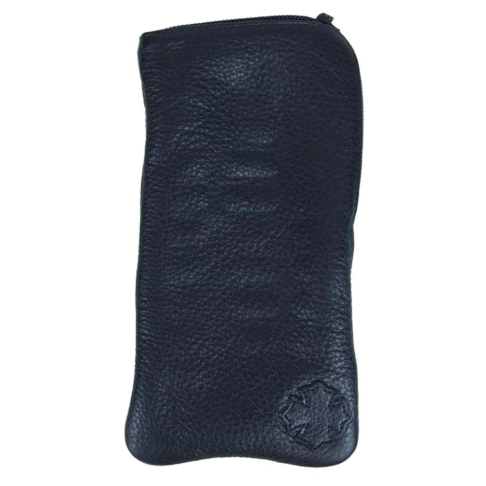 CHROME HEARTS クロムハーツ（原本無）  EYEWEAR CASE 3 アイウェアケース CHプラスレザーパッチ ブラック系【中古】