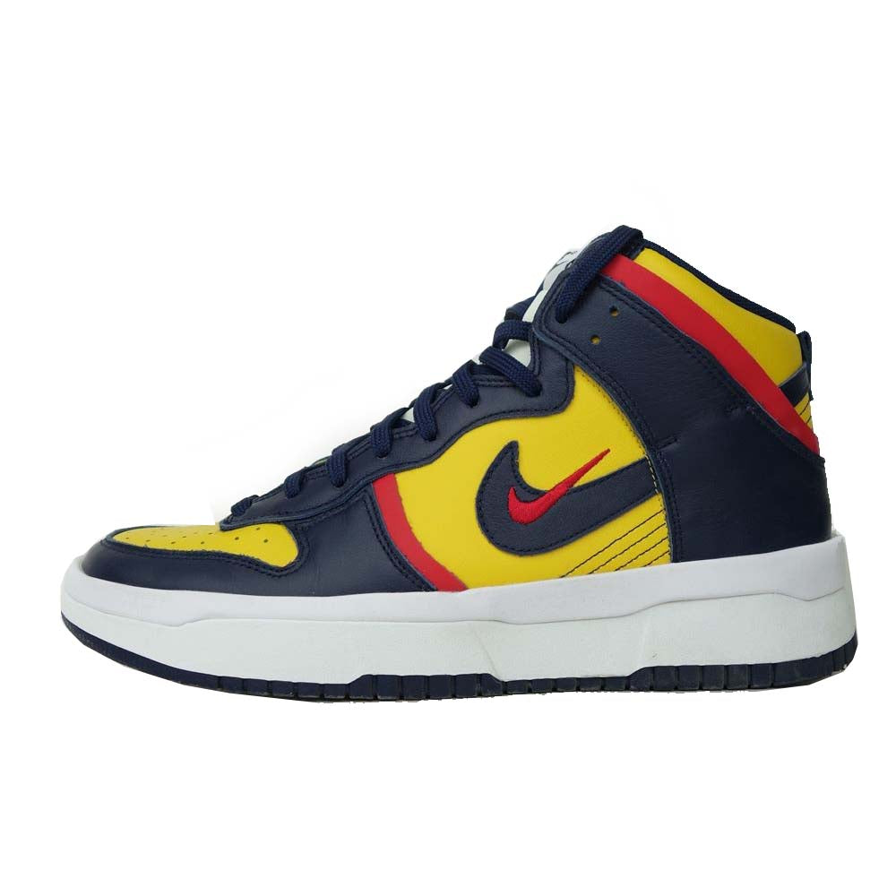 NIKE ナイキ DH3718-701 WMNS DUNK HIGH UP VARSITY MAIZE ウィメンズ ダンク ハイ アップ ハイカット スニーカー イエロー系 27.5cm【美品】【中古】