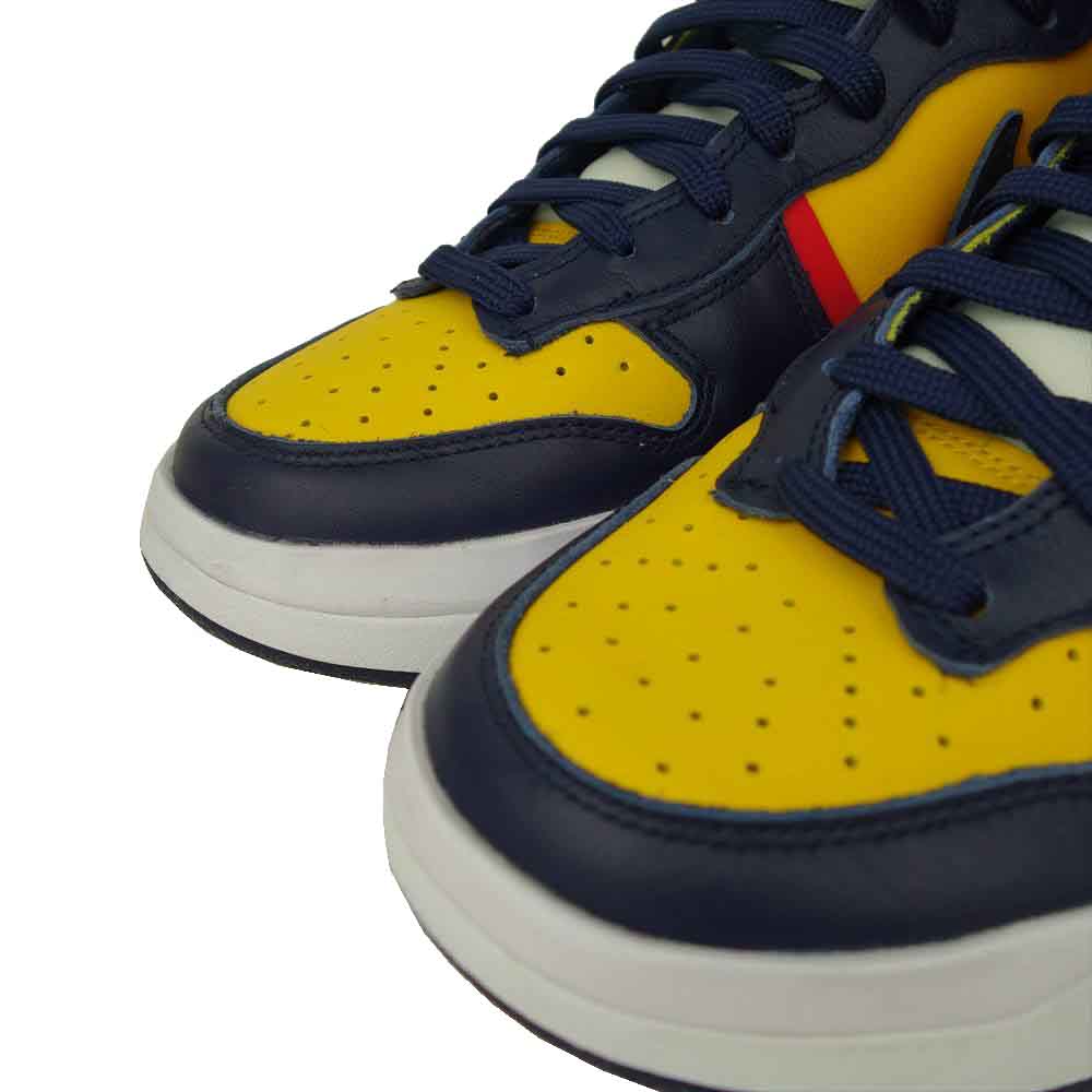 NIKE ナイキ DH3718-701 WMNS DUNK HIGH UP VARSITY MAIZE ウィメンズ ダンク ハイ アップ ハイカット スニーカー イエロー系 27.5cm【美品】【中古】