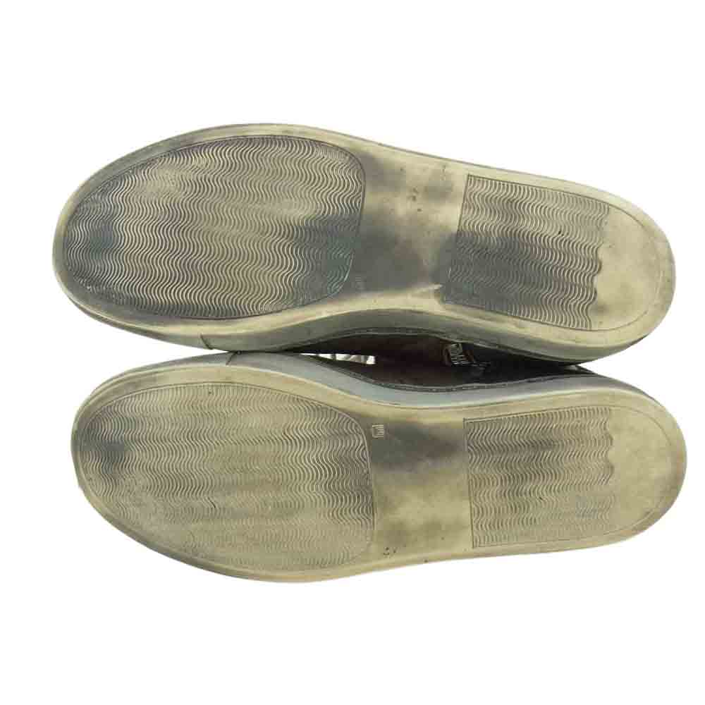 INCARNATION インカネーション 31410-7373-NK CalfLeather Sneaker Boots カーフレザー サイドジップ レースアップ スニーカー ブーツ ブラウン系 42【中古】