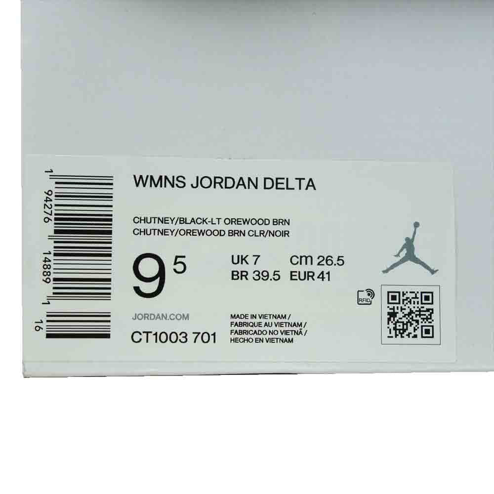 NIKE ナイキ CT1003-701 WMNS JORDAN DELTA ジョーダン デルタ ライトブラウン系 26.5cm【中古】