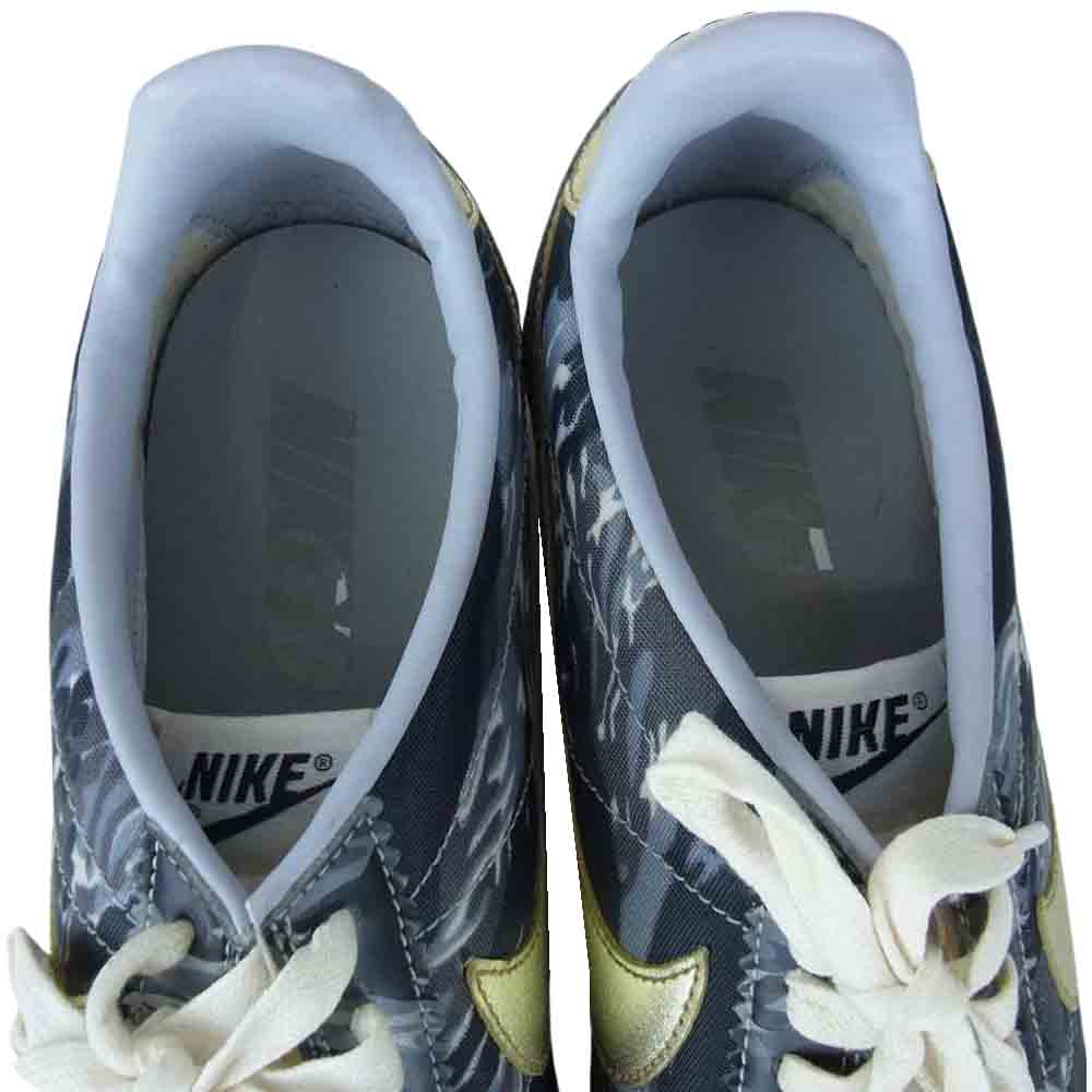 NIKE ナイキ 89827-984 ID classic cortez アイディー コルテッツ カモフラ 迷彩 スニーカー ブラック系 ゴールド系 26.5㎝【中古】