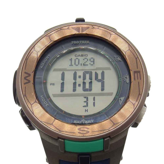 CASIO ＰＲＯTREK カシオ プロトレック PRG-330CC-5JR 日本自然保護協会 コラボレーション モデル トリプルセンサー タフソーラー 腕時計 ブルー系【中古】