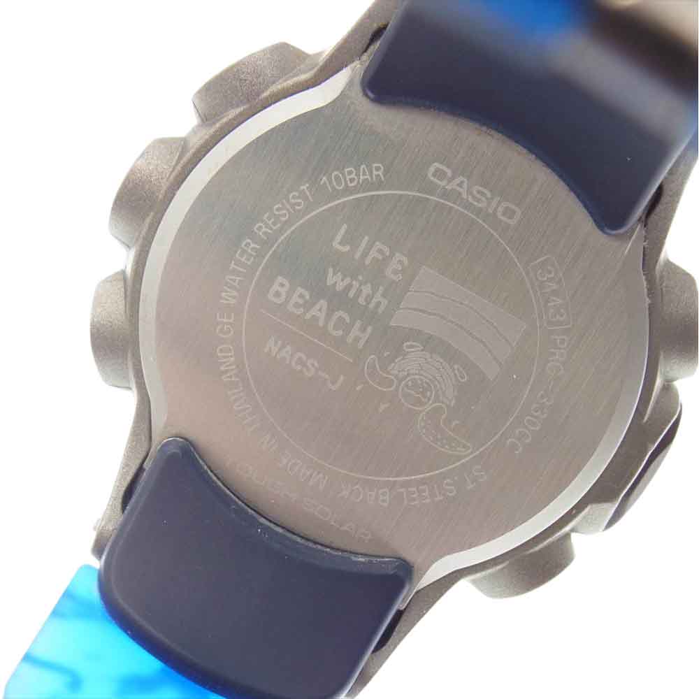CASIO ＰＲＯTREK カシオ プロトレック PRG-330CC-5JR 日本自然保護協会 コラボレーション モデル トリプルセンサー タフソーラー 腕時計 ブルー系【中古】