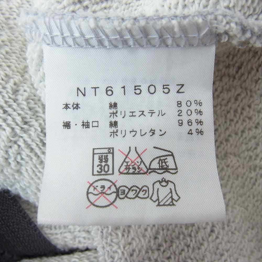 THE NORTH FACE ノースフェイス NT615052 スクエアロゴ フルジップ パーカー グレー系 M【中古】
