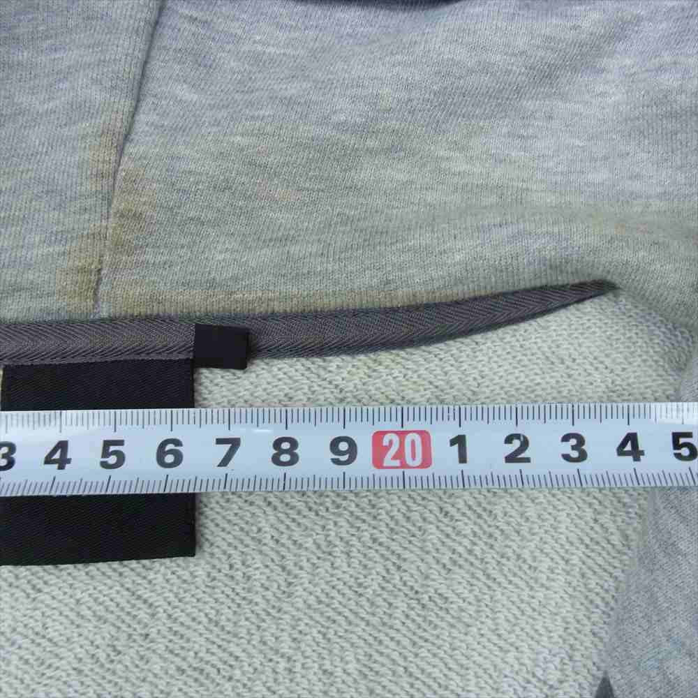 THE NORTH FACE ノースフェイス NT615052 スクエアロゴ フルジップ パーカー グレー系 M【中古】