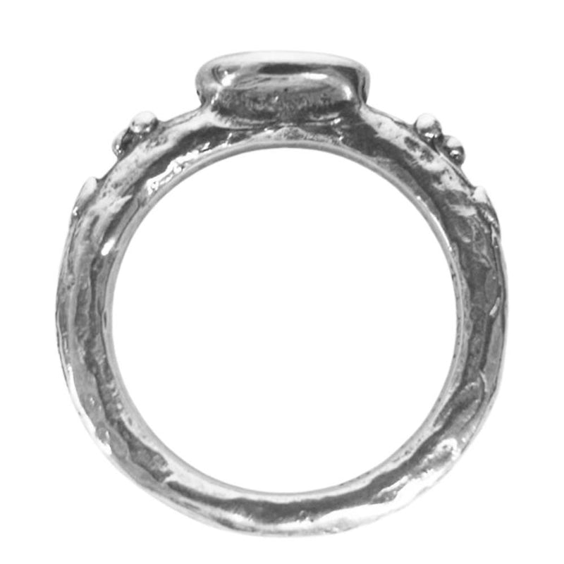 Loree Rodkin ローリーロドキン OVAL BEZEL SILVER RING オーバル ベゼル シルバー リング シルバー系  8号程度【中古】