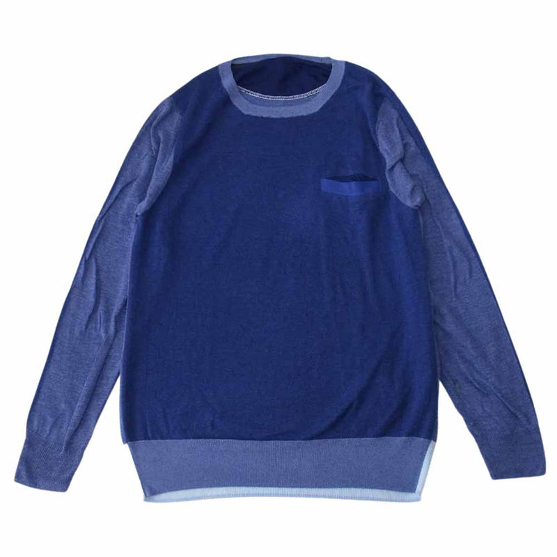 サカイ 13-00391M toggle sweater セーター ニット ネイビー系 1【中古】