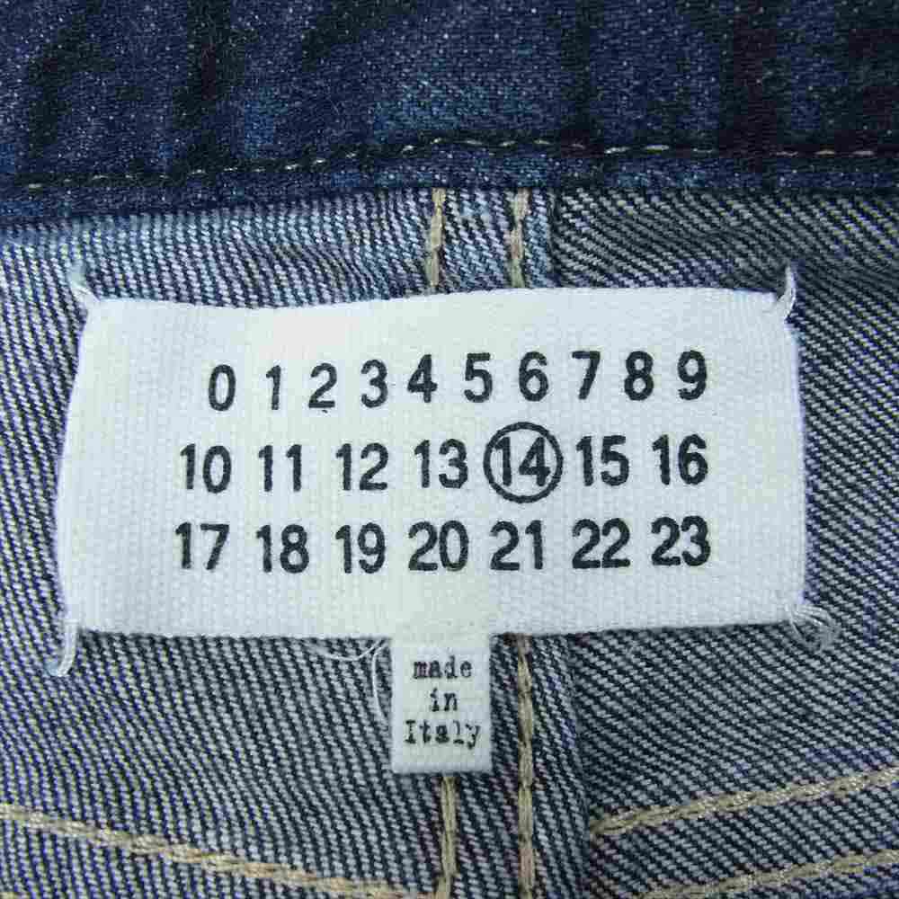 MAISON MARTIN MARGIELA メゾンマルタンマルジェラ S50LA0068 MM-14 デニム パンツ インディゴブルー系 44【中古】