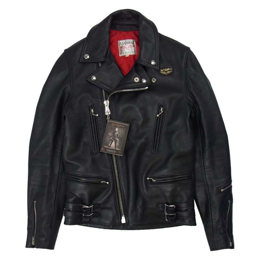 Lewis Leathers ルイスレザー 391T LIGHTNING TIGHT FIT ライトニング タイト フィット ライダース ジャケット ブラック系 34【中古】