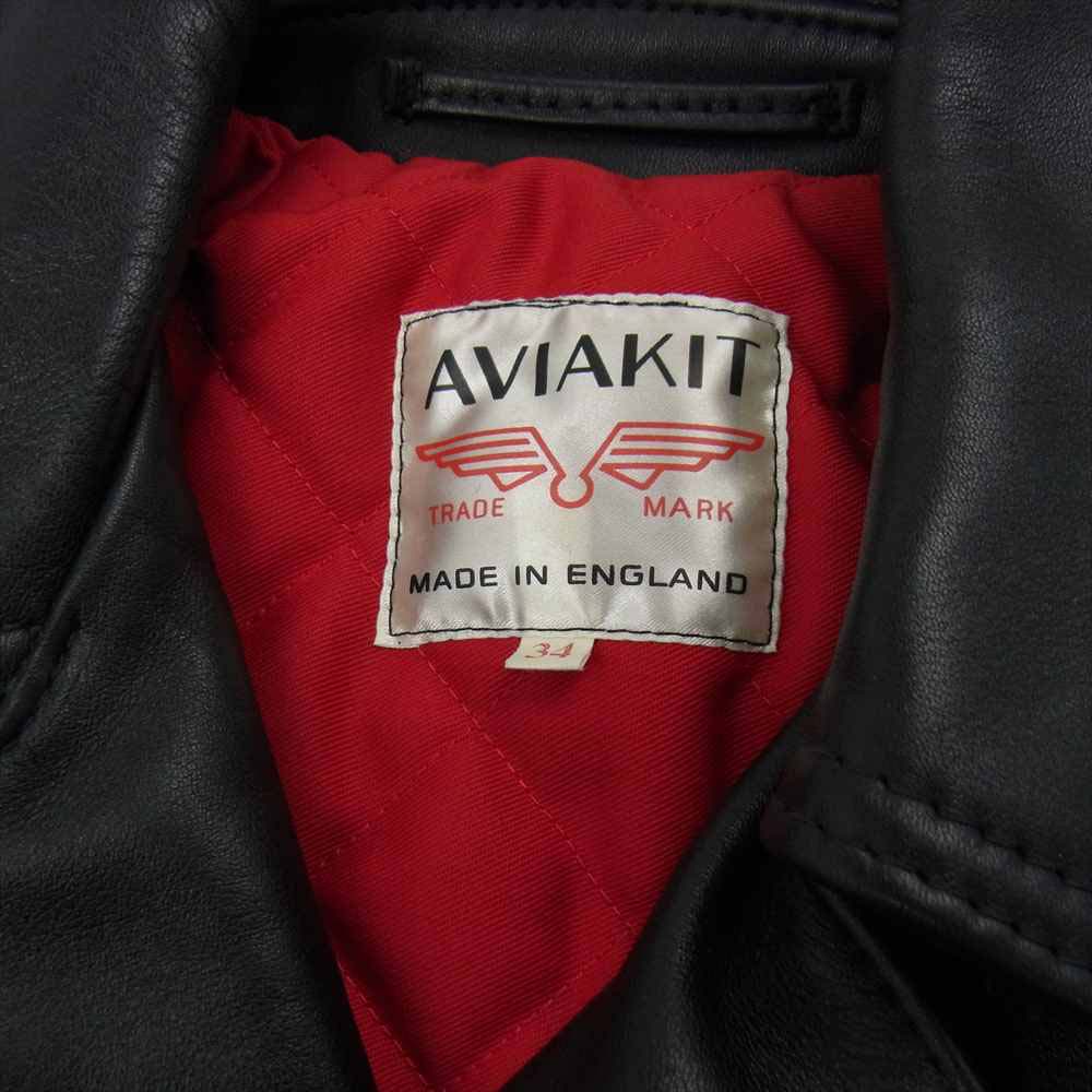 Lewis Leathers ルイスレザー 391T LIGHTNING TIGHT FIT ライトニング タイト フィット ライダース ジャケット ブラック系 34【中古】