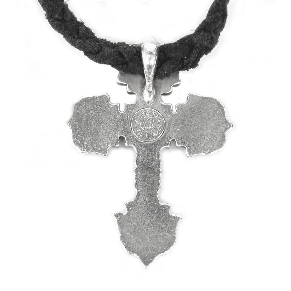 CHROME HEARTS クロムハーツ（原本無） フィリグリークロス XS レザーブレイド シルバー系【中古】