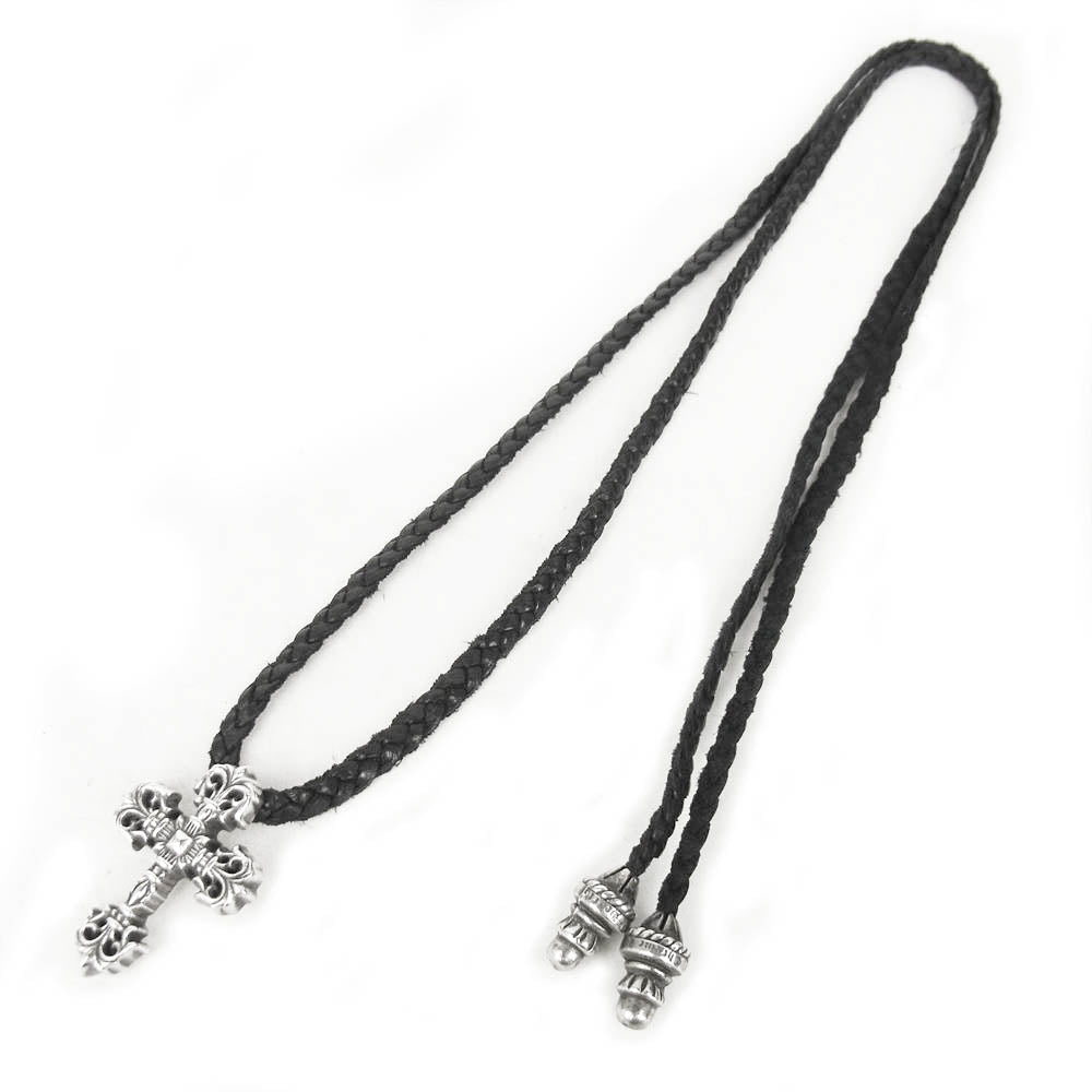 CHROME HEARTS クロムハーツ（原本無） フィリグリークロス XS レザーブレイド シルバー系【中古】