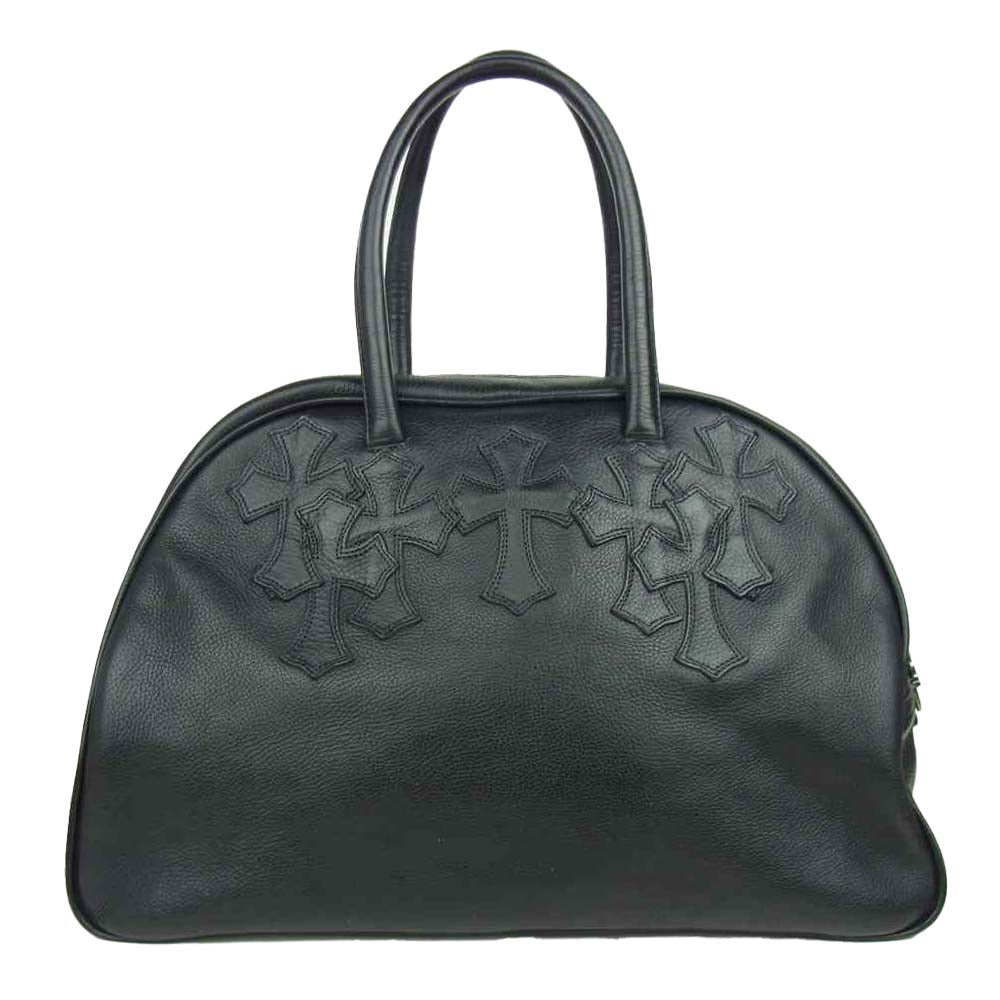 CHROME HEARTS クロムハーツ（原本無） GYM MD オールド ジムバッグ ミディアム レザー ブラック系【中古】