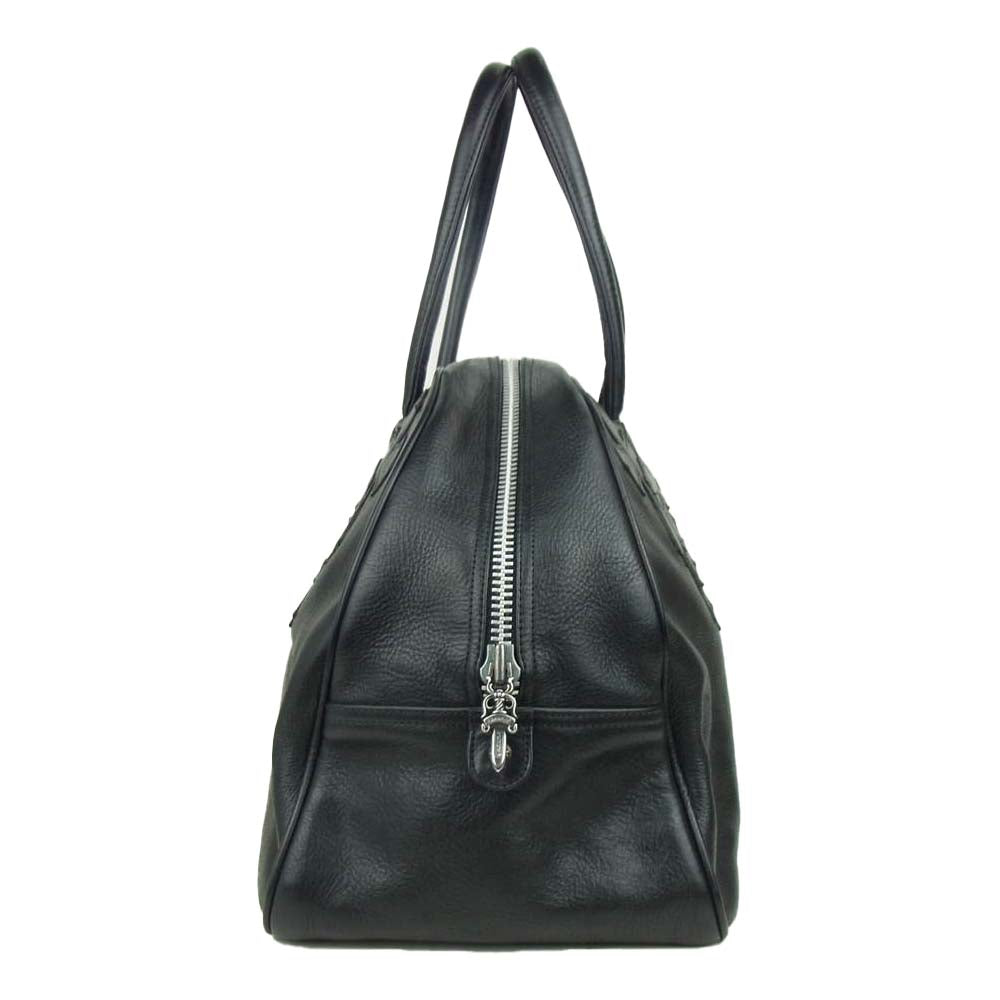 CHROME HEARTS クロムハーツ（原本無） GYM MD オールド ジムバッグ ミディアム レザー ブラック系【中古】