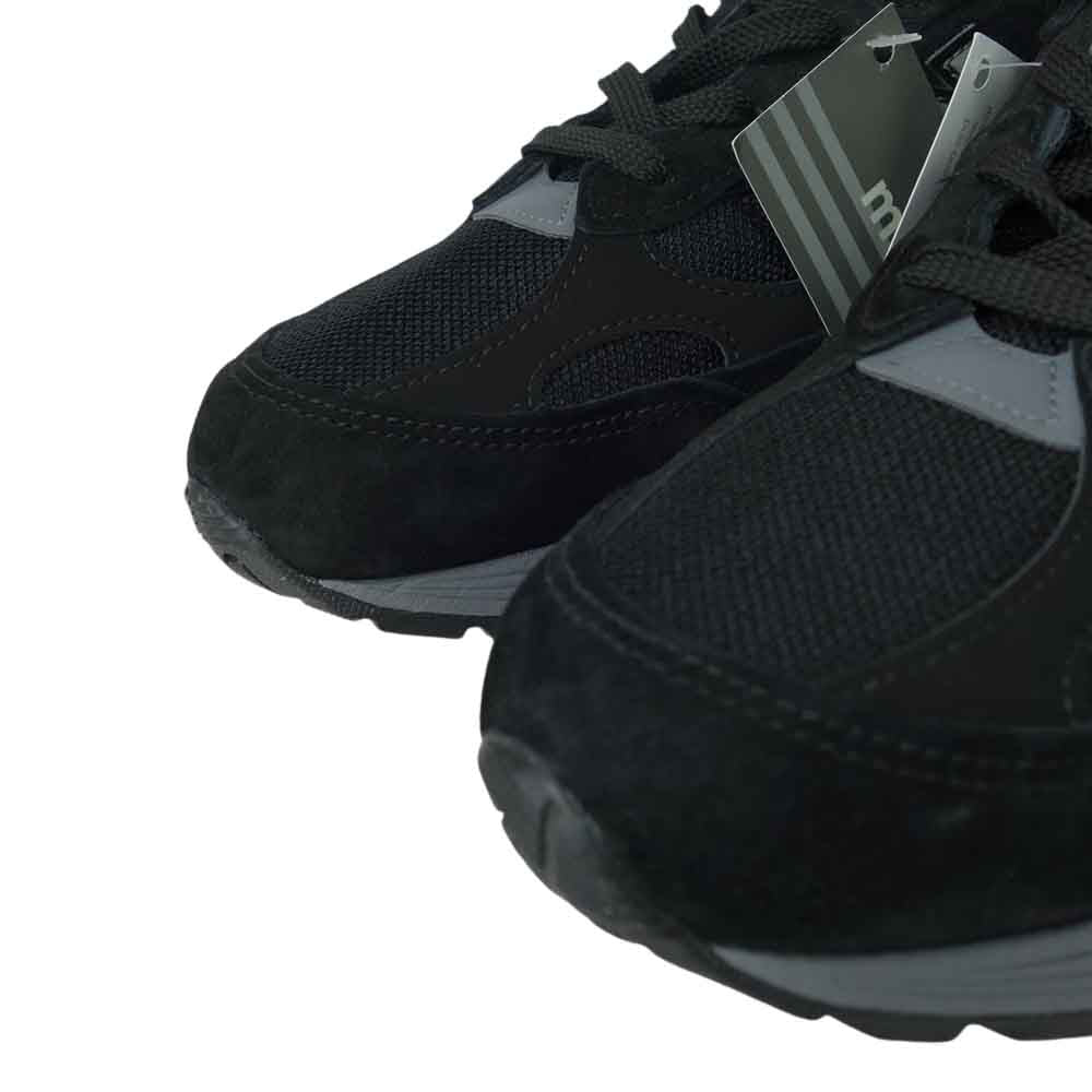 NEW BALANCE ニューバランス USA製 M992 BL ランニング スニーカー ブラック系 30cm【新古品】【未使用】【中古】