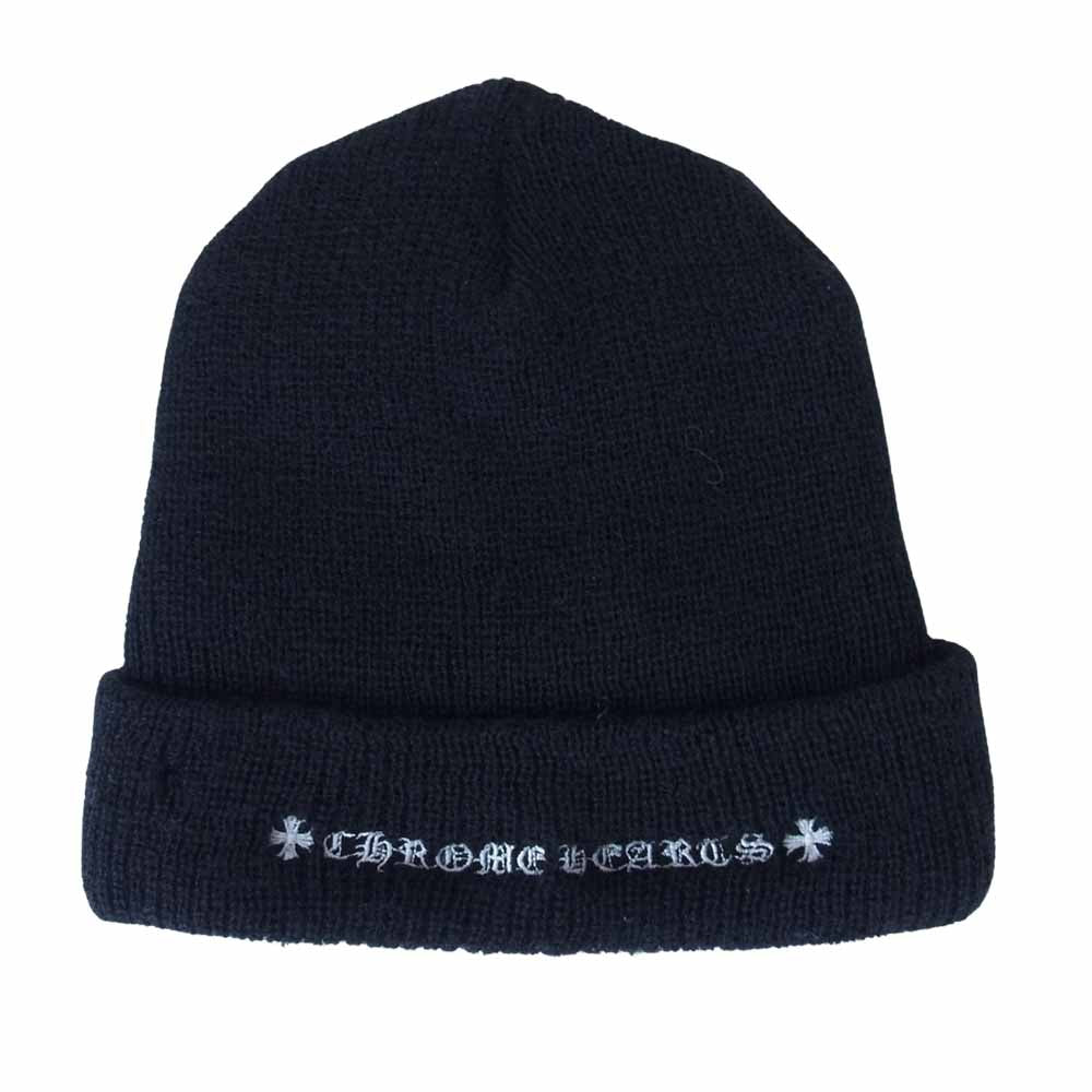CHROME HEARTS クロムハーツ（原本無） 国内正規品 CHプラス ビーニー ブラック系 OS【中古】
